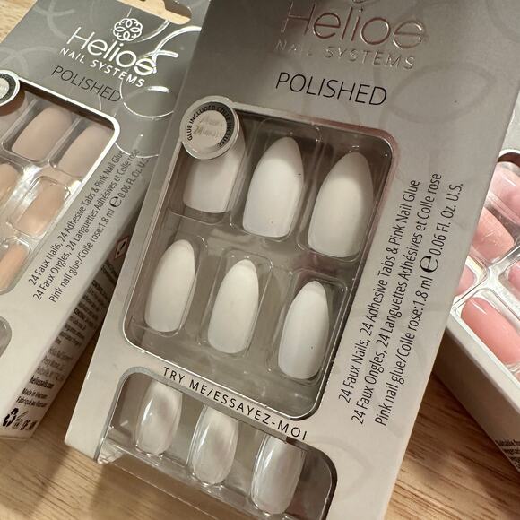 NEW Polished Acrylic Nails + French Manicure Nail Set – NIB SET of 4 - Picture 4 of 10